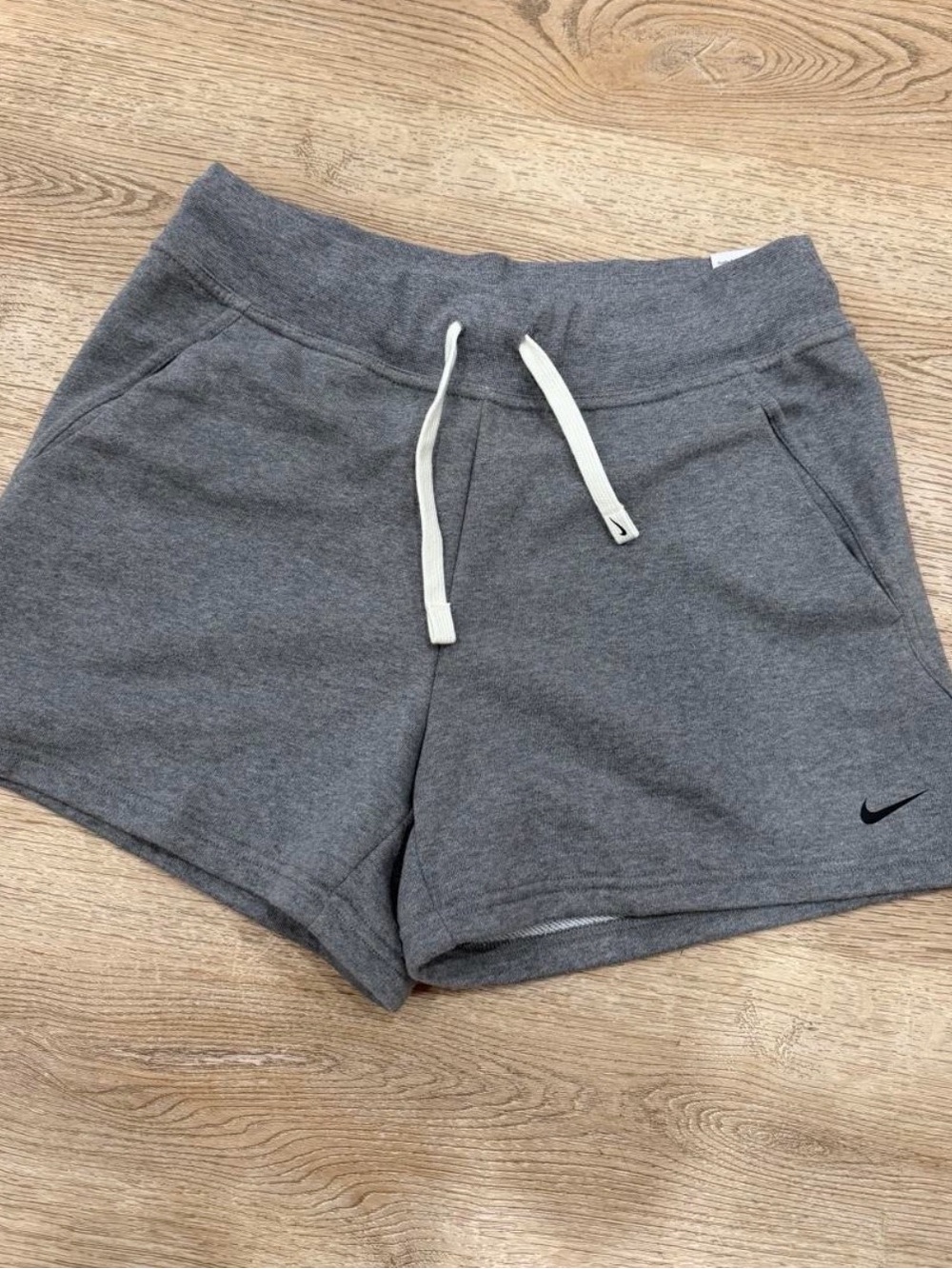 Nike Women's Heather Gray Athletic Drawstring Shorts